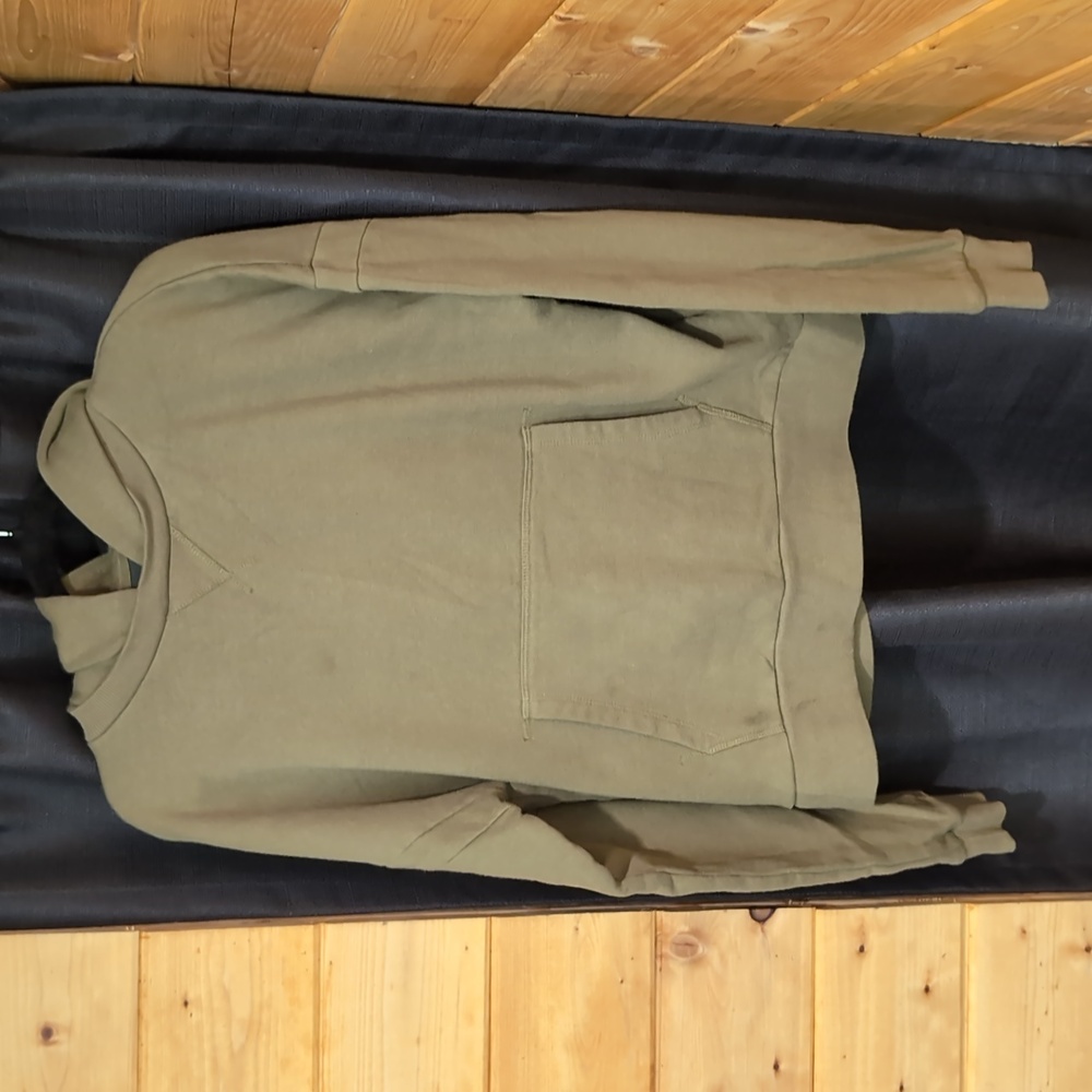 Richer Poorer hoodie in army green